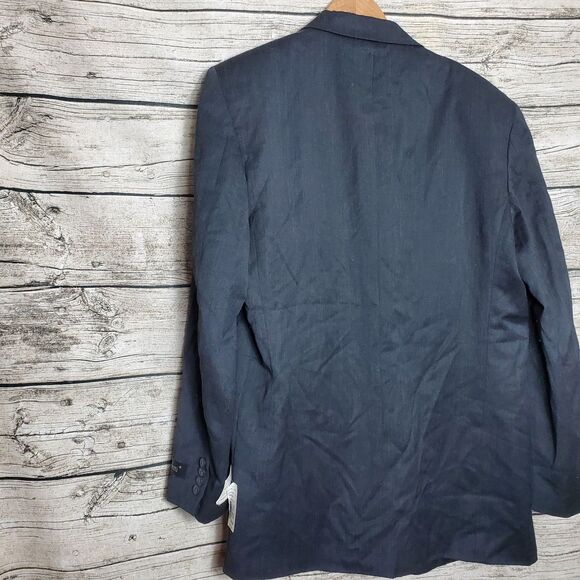 Bendetti Charcoal Blazer Size 44L 100% Virgin Wool NWT - Picture 5 of 11